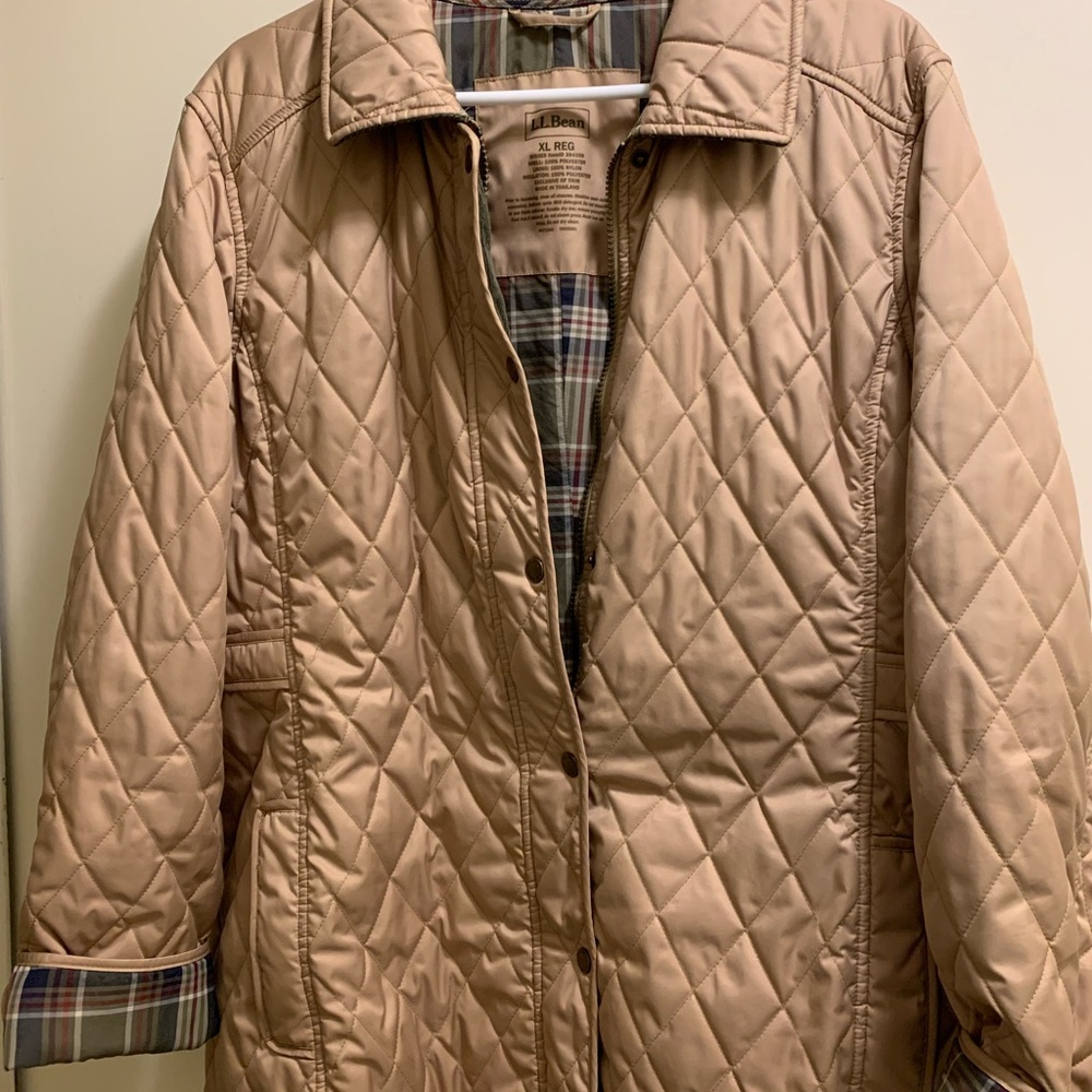 LL Bean Quilted Riding Jacket